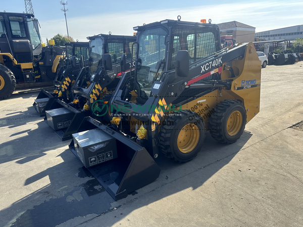 Paraguay - 3 Units XCMG XC740K Skid Steer Loaders & 3 KV12 Excavators