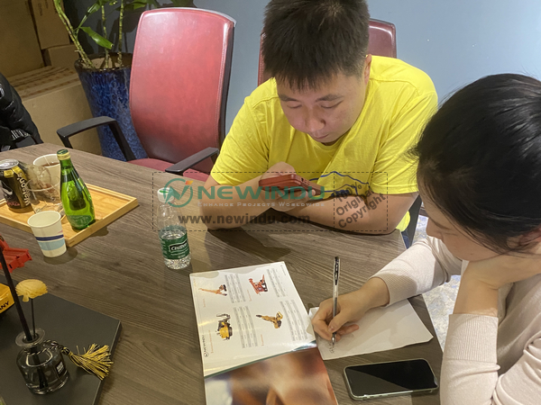 Russia Client Visited NEWINDU Office