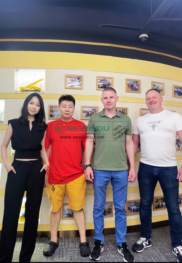 Russian Clients Visited NEWINDU Office