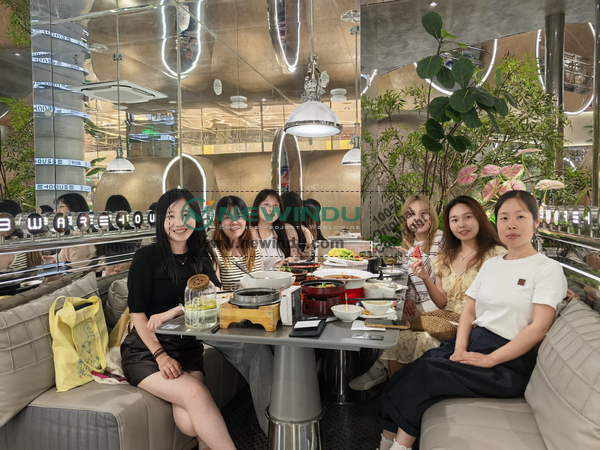 NEWINDU Team Enjoys Team-Building Dinner in Shanghai